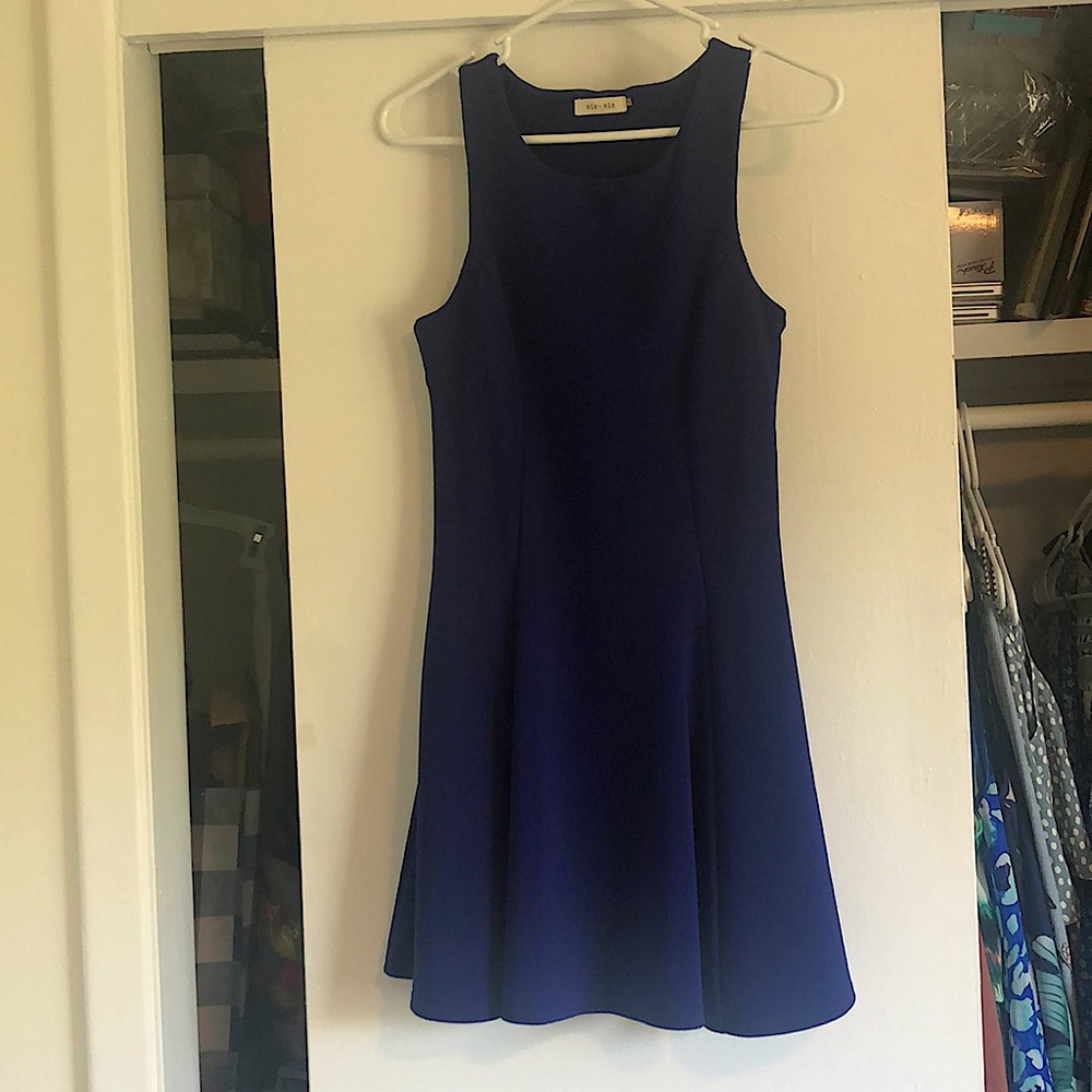 Royal Blue mini dress